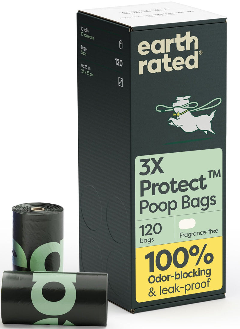 Odor-Blocking Dog Poop Bags Refill Rolls With 3X Protect Technology Y9