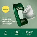 Dog Grooming Wipes - Hypoallergenic Wipes for Paws, Body & Bum | Gentle Daily Cleaning