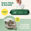 Dog Grooming Wipes - Hypoallergenic Wipes for Paws, Body & Bum | Gentle Daily Cleaning