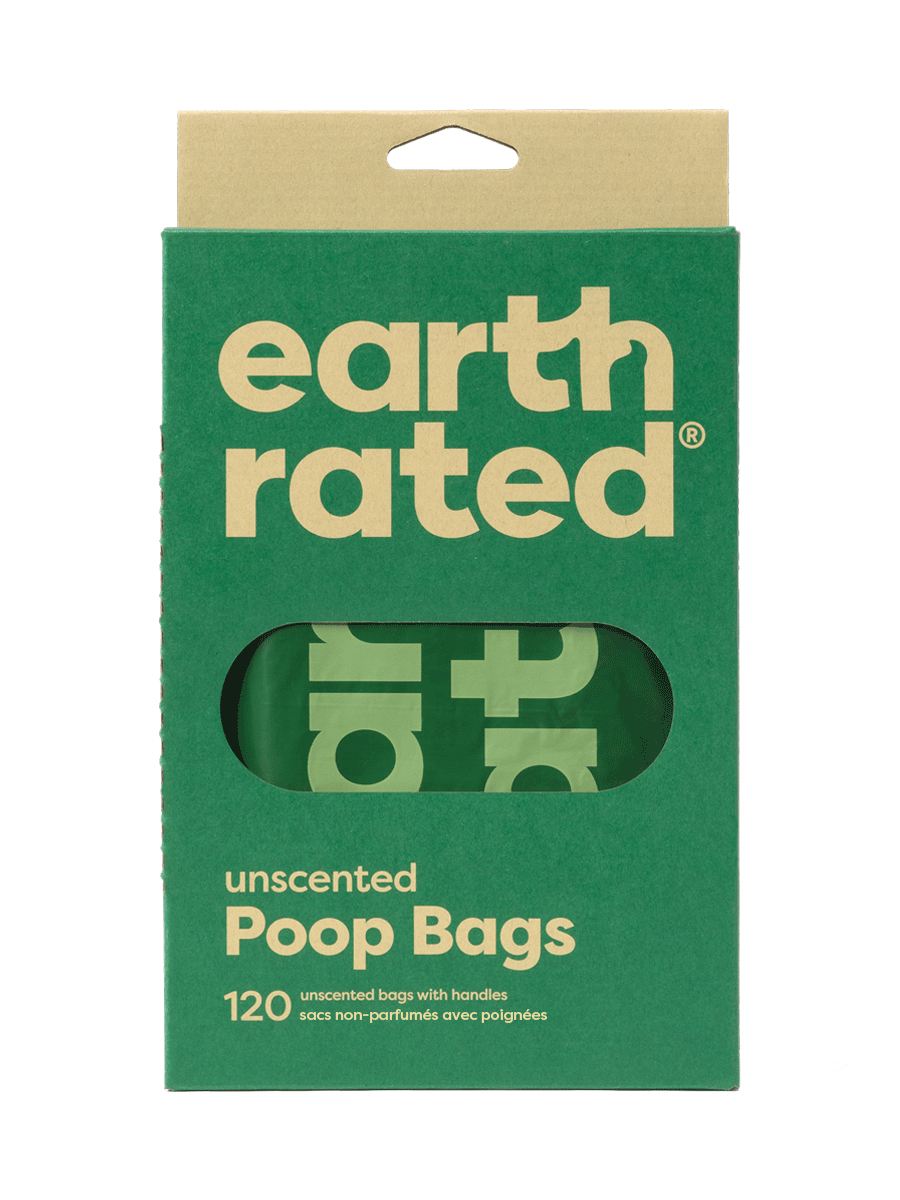 Easy-Tie Handle Poop Bags - 120 Bags / Unscented